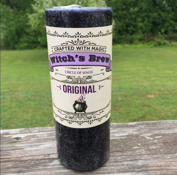 Witch’s Brew Original Power Up Candle Circle of Magic Pillar Coventry Creations USA