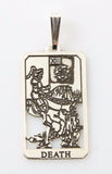 Death Tarot Card Pendant - Number 13 in the Major Arcana