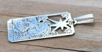 Star Tarot Card Pendant .925 Sterling Silver - small Star Tarot Jewelry Hope and Truth USA