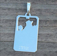 Empress Tarot Card Pendant .925 Sterling Silver Made in the USA