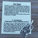 Sterling Silver Emperor Tarot Card Pendant - 4 in the Major Arcana Jewelry