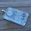 Moon Tarot Card Pendant .925 Sterling Silver w/ Genuine Rainbow Moonstone gem USA
