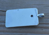 Star Tarot Card Pendant .925 Sterling Silver with natural Rainbow Moonstone gemstone USA