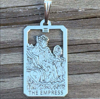 The Empress Tarot Sterling Silver Pendant