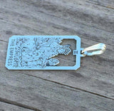 The Empress Tarot Card Pendant Sterling Silver