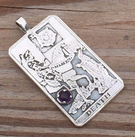 Death Tarot Card Pendant - Number 13 in the Major Arcana