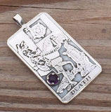 Death Tarot Card Pendant - Number 13 in the Major Arcana