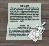 Star Tarot Card Pendant .925 Sterling Silver - small Star Tarot Jewelry Hope and Truth