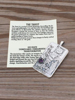 Death Tarot Card Pendant - Number 13 in the Major Arcana