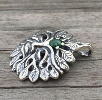 Green Man Pendant 