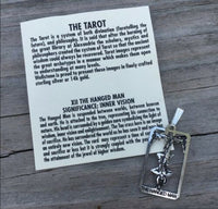 The Hanged Man Tarot Pendant Sterling Silver