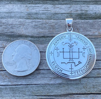 Archangel Gabriel Pendant .925 Sterling Silver Angelic Talisman
