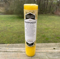 Happiness joy blessed herbal Pillar Candle Coventry Creations Happiness USA