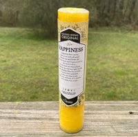 Happiness joy blessed herbal Pillar Candle Coventry Creations Happiness USA