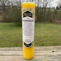 Happiness joy blessed herbal Pillar Candle Coventry Creations Happiness USA