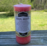 Soul mate affirmation candle Coventry Creations Candles Two together as One USA Soulmate Candle