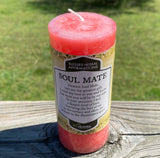 Soul mate affirmation candle Coventry Creations Candles Two together as One USA Soulmate Candle