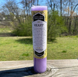 Healing Heart blessed herbal pillar candle Coventry Creations release heal USA