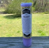 Healing Heart blessed herbal pillar candle Coventry Creations release heal USA