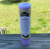 Healing Heart blessed herbal pillar candle Coventry Creations release heal USA