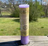 Healing Heart blessed herbal pillar candle Coventry Creations release heal USA
