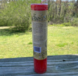 Attraction candle red blessed herbal magick Pillar Coventry Creations Heart USA