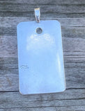 High Priestess Tarot Card Pendant .925 Sterling Silver w/ Natural Citrine gemstone USA