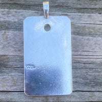 High Priestess Tarot Card Pendant .925 Sterling Silver w/ Natural Citrine gemstone USA