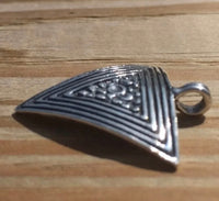 Kali Yantra Goddess Yoni Pendant .925 Sterling Silver Made in USA