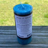 Outta My Way Remove Obstacles Mojo Pillar Candle Coventry Creations Candles USA