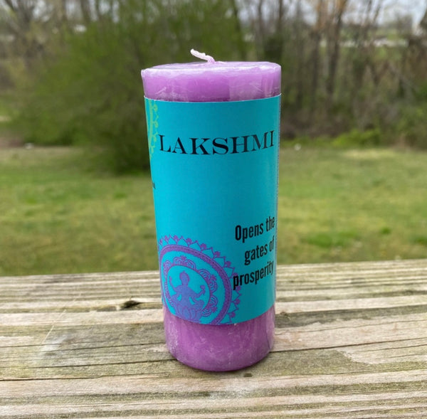 Lakshmi Goddess Prosperity Candle Coventry Creations Sandalwood and Jasmine USA