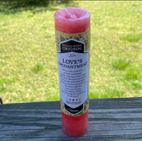 Love’s Enchantment pillar Candle Coventry Creations love desire Candle USA