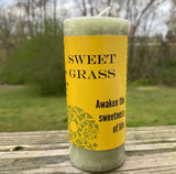 Sweet Grass Cleansing Candle Coventry Creations World Magic Candle USA 
