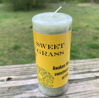 Sweet Grass Cleansing Candle Coventry Creations World Magic Candle USA 