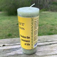 Sweet Grass Cleansing Candle Coventry Creations World Magic Candle USA 