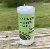 Sacred White Sage Purifying Candle Coventry Creations world magic candle USA 2x4 limited edition