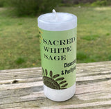 Sacred White Sage Purifying Candle Coventry Creations world magic candle USA 2x4 limited edition