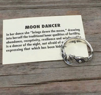Sterling Silver Moon Dancer Night Goddess Ring
