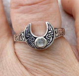 Horned Moon Ring