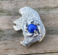 Bear Pendant with Sun Symbol