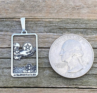Sterling Silver Ace of Cups Tarot Necklace