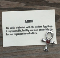 Ankh Pendant Solid .925 Sterling Silver 