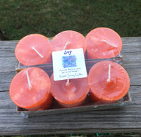 Joy Reiki Candles Crystal Journey Candles All Natural Votives Candles (Sealed 6 Pack) Meditation Manifestation Candle