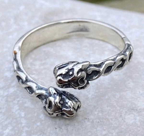 Celtic Lion Ring .925 Sterling Silver