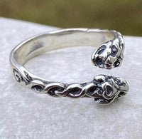 Sterling Silver Lion Ring