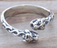 Celtic Lion Ring .925 Sterling Silver Adj. sz 6 - 9 Goddess Ishtar Lion ring USA