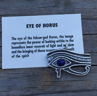 Eye of Horus Falcon necklace .925 Sterling Silver