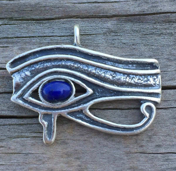 Eye of Horus Pendant .925 Sterling Silver Egyptian jewelry