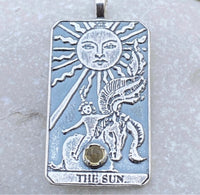 The Sun Tarot Card Jewelry - Handcrafted in the USA