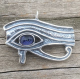 Eye of Horus Pendant Egyptian FALCON GOD Kemetic Amulet Wadjet Udjat